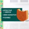 Scotch-Brite Cat Lovers Cleaning Kit, Includes 6 Limited Edition Non-Scratch Sponges and 1 Pet Hair Pickup Extra Sticky Lint Roller, Multi-surface Safe