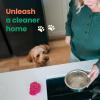 Scotch-Brite Dog Lovers Cleaning Kit, Includes 6 Limited Edition Non-Scratch Sponges and 1 Pet Hair Pickup Extra Sticky Lint Roller, Multi-surface Safe
