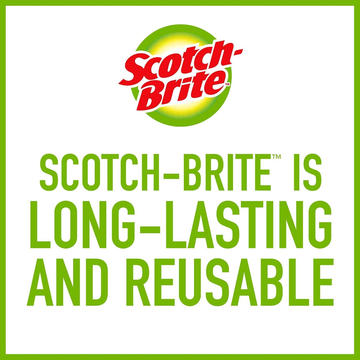 image:imageScotchBrite Copper Coated Scrubbing Scour Pads 3 Scouring Scrubber Pads Pack of 2