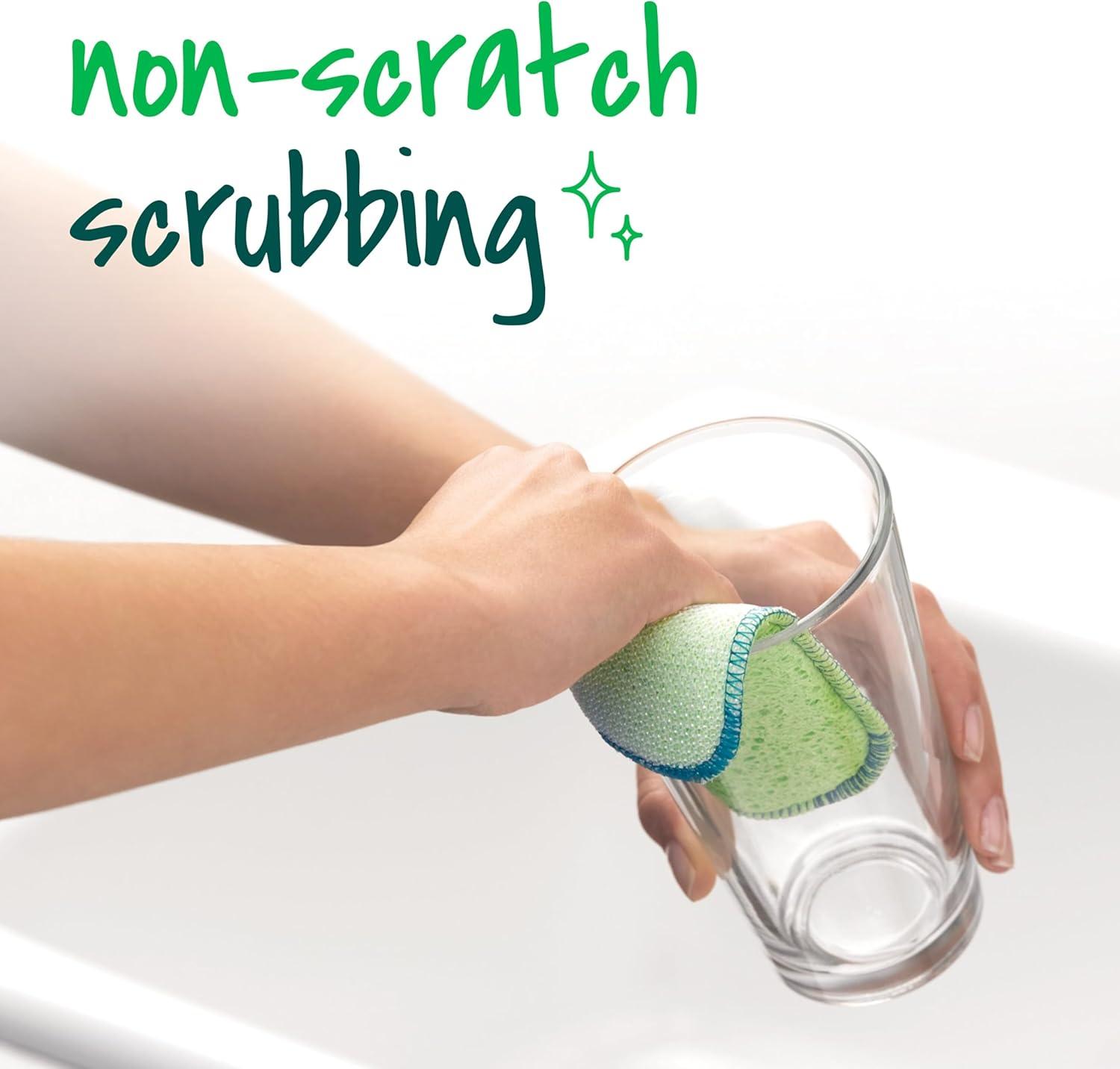 image:imageScotchBrite Dobie Sponge Cloths Scrub amp Wipe NonScratch Absorbent 2 Pack1 Count Pack of 12