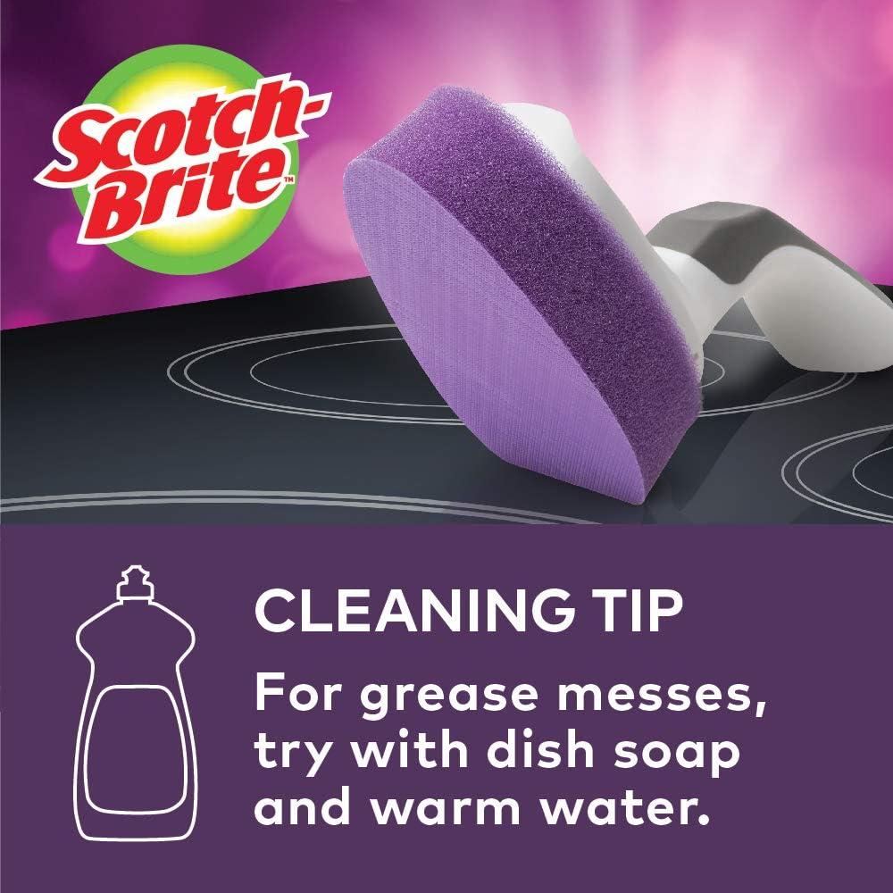 image:imageScotchBrite Glass Cooktop Wand Replacement Heads Cleans with Just Water Tackle BurntOn Messes 2 Replacement Heads Pack of 21 Count Pack of 2
