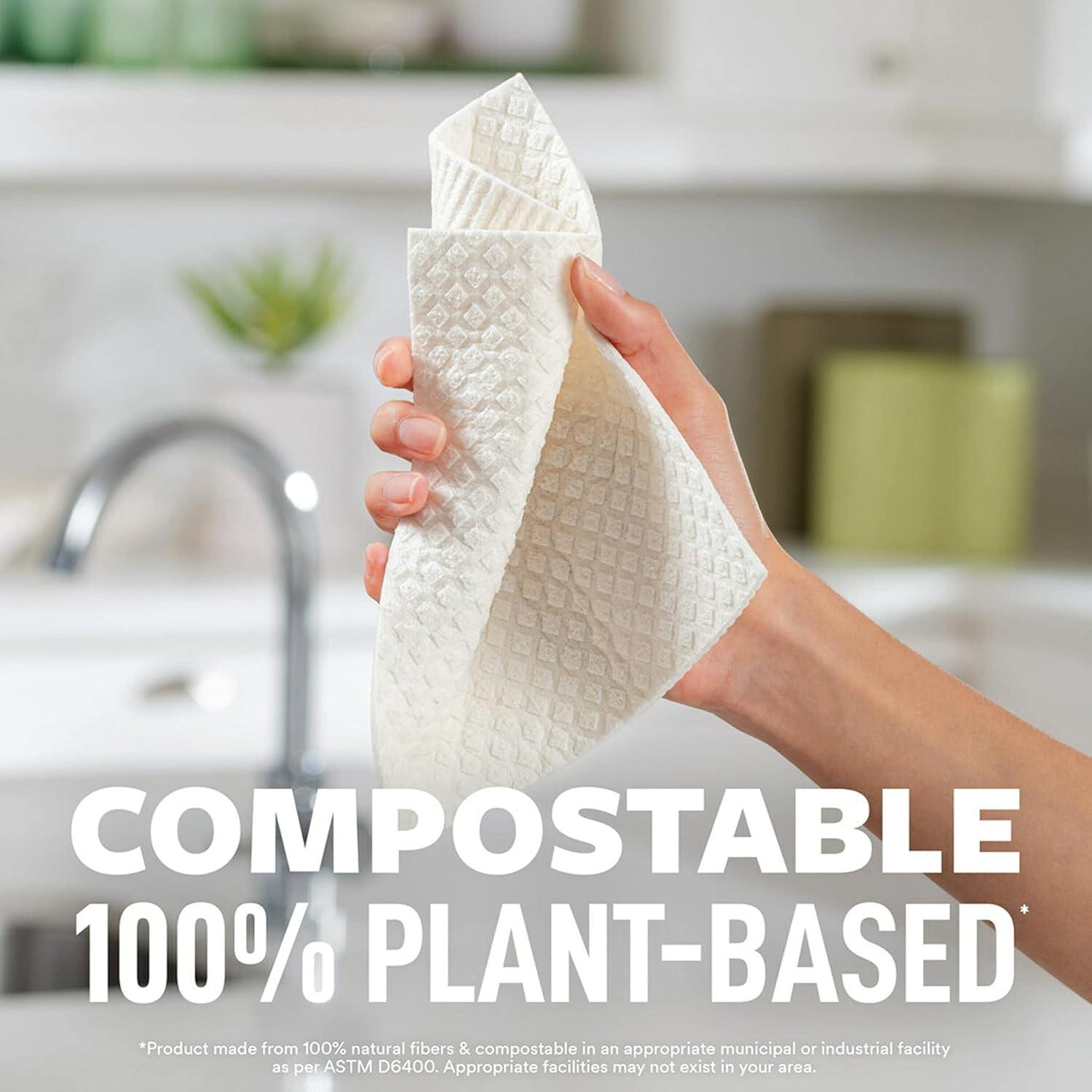image:imageScotchBrite Greener Clean Lint Roller Reusable Lint Rollers for Clothes Furniture and Pet Hair Tidy Up Fabrics with a More Sustainable Fuzz Remover 1 Roller 2 RefillsCollege Cleaning Bundle