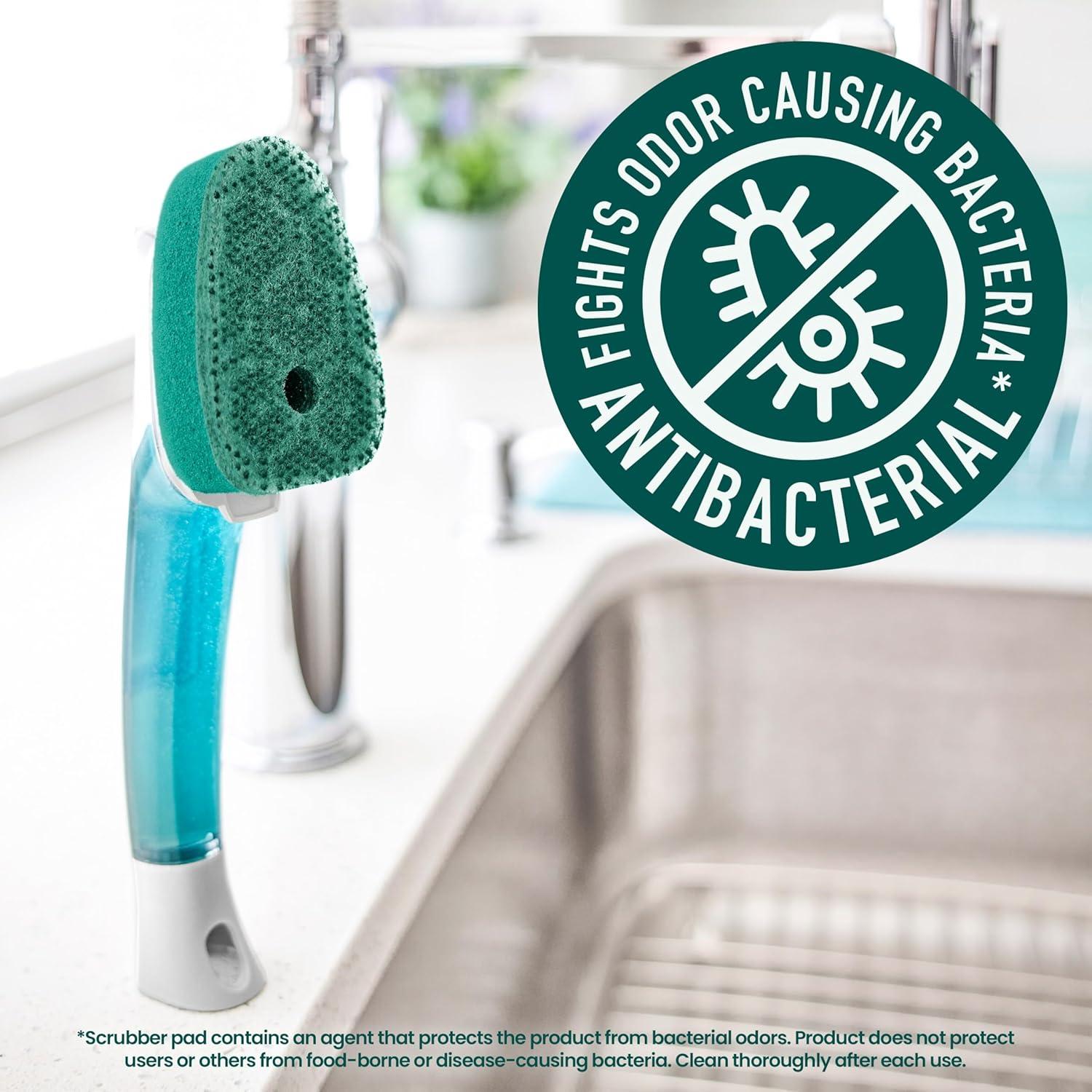 image:imageScotchBrite Heavy Duty Advanced Soap Control Dishwand Control Soap with A Button Keep Your Hands Out of Dirty Water Long Lasting and Reusable Pack of 21 Count Pack of 1