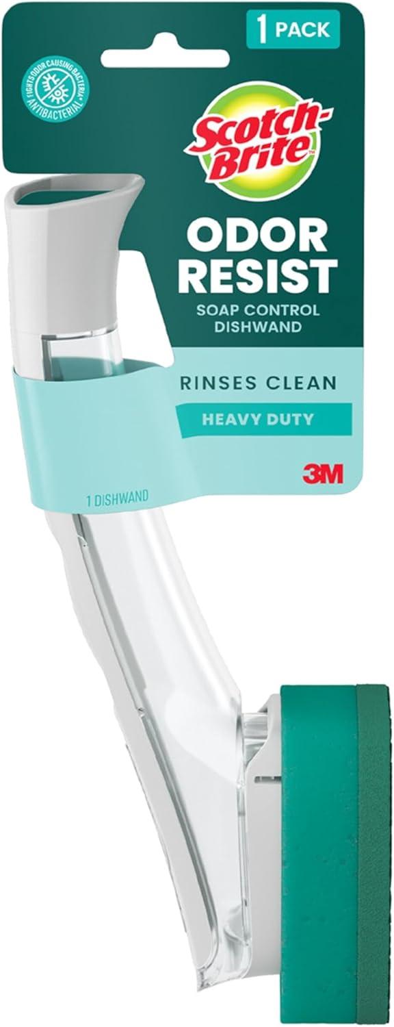 image:imageScotchBrite Heavy Duty Advanced Soap Control Dishwand Control Soap with A Button Keep Your Hands Out of Dirty Water Long Lasting and Reusable Pack of 21 Count Pack of 1