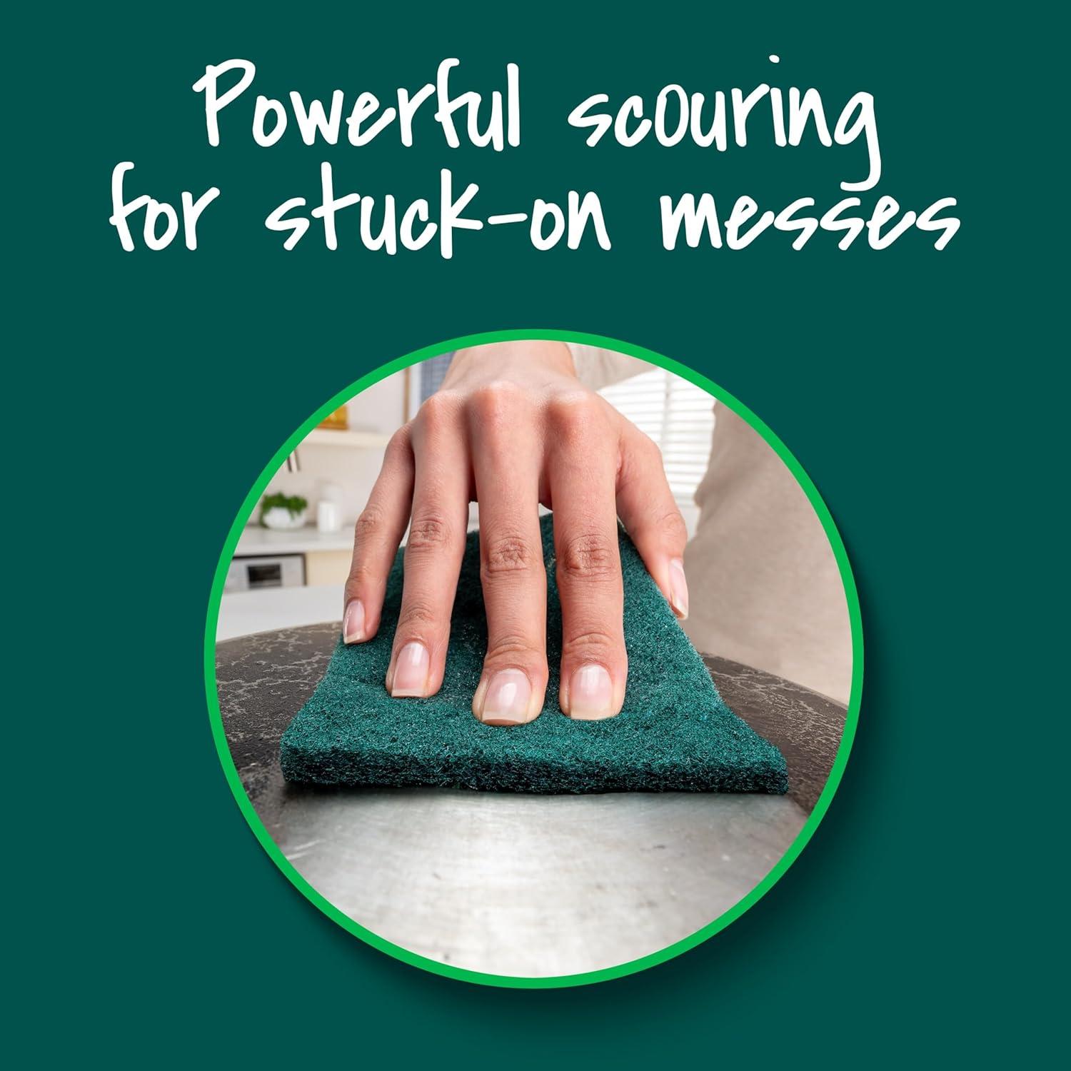 image:imageScotchBrite Heavy Duty Scour Pads Great for The Kitchen Garage and Outdoors 8 Pads Pack of 230 Pads