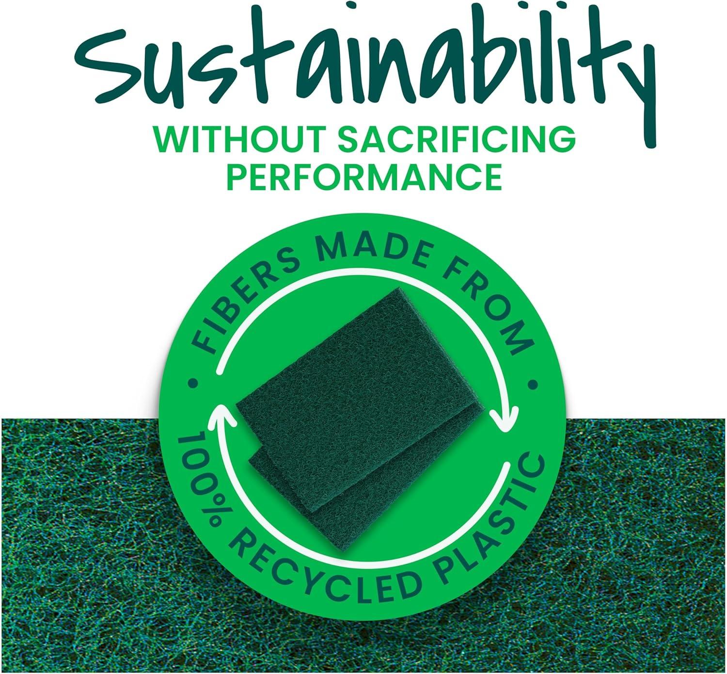 image:imageScotchBrite Heavy Duty Scour Pads Great for The Kitchen Garage and Outdoors 8 Pads Pack of 28 Pads