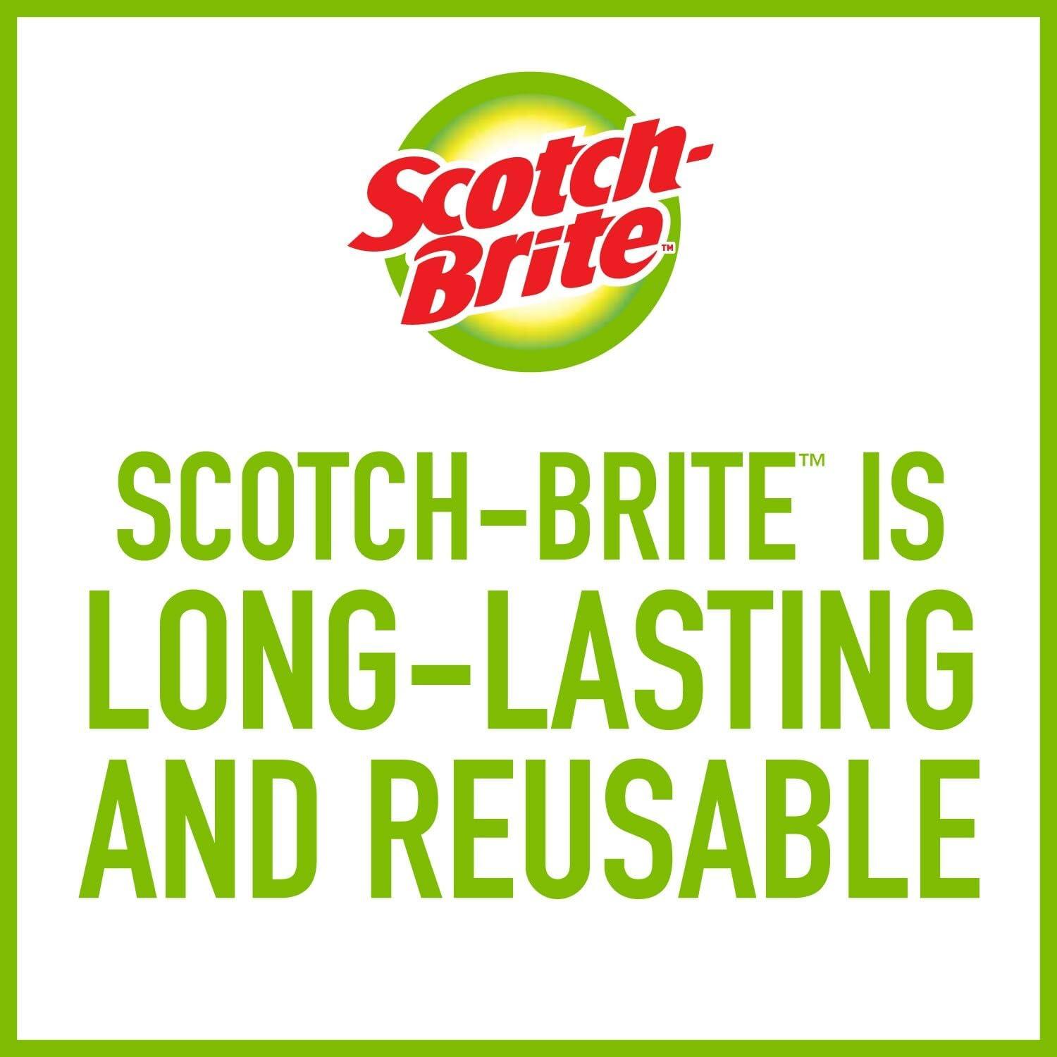 image:imageScotchBrite Heavy Duty Scour Pads Great for The Kitchen Garage and Outdoors 8 Pads Pack of 28 Pads