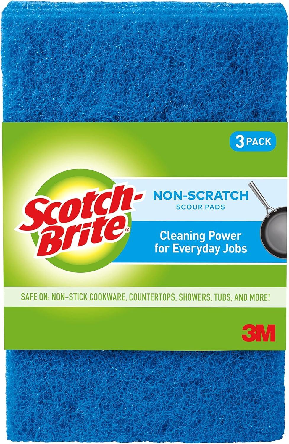 image:imageScotchBrite Heavy Duty Scour Pads Scouring Pads for Kitchen and Dish Cleaning 8 Pads amp NonScratch Scour Pads Scouring Pads for Kitchen and Dish Cleaning 3 Pads8 Pads