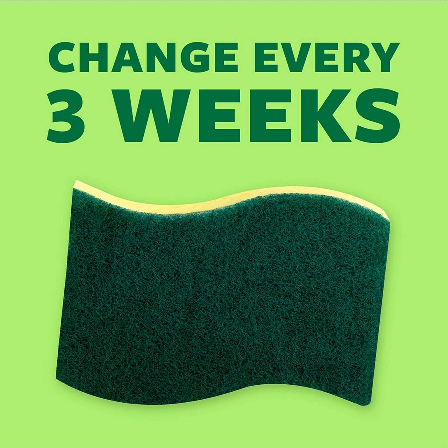 image:imageScotchBrite Heavy Duty Scrub Sponges 12 Scrub Sponges Stands Up to Stuckon Grime Pack of 412 Sponges Pack of 4