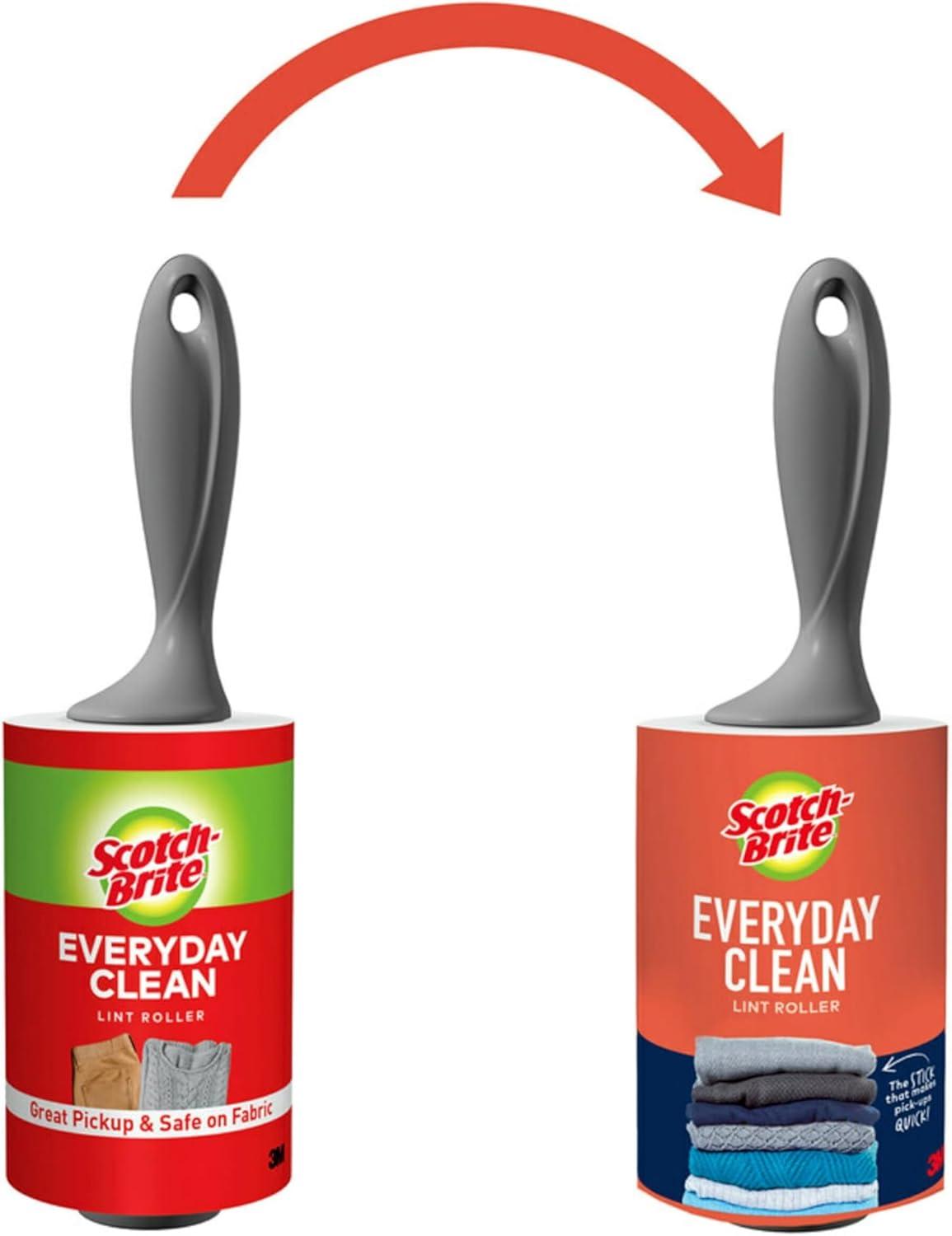 image:imageScotchBrite Lint Roller Works Great On Pet Hair 100 Sheets Pack of 2100 Sheets