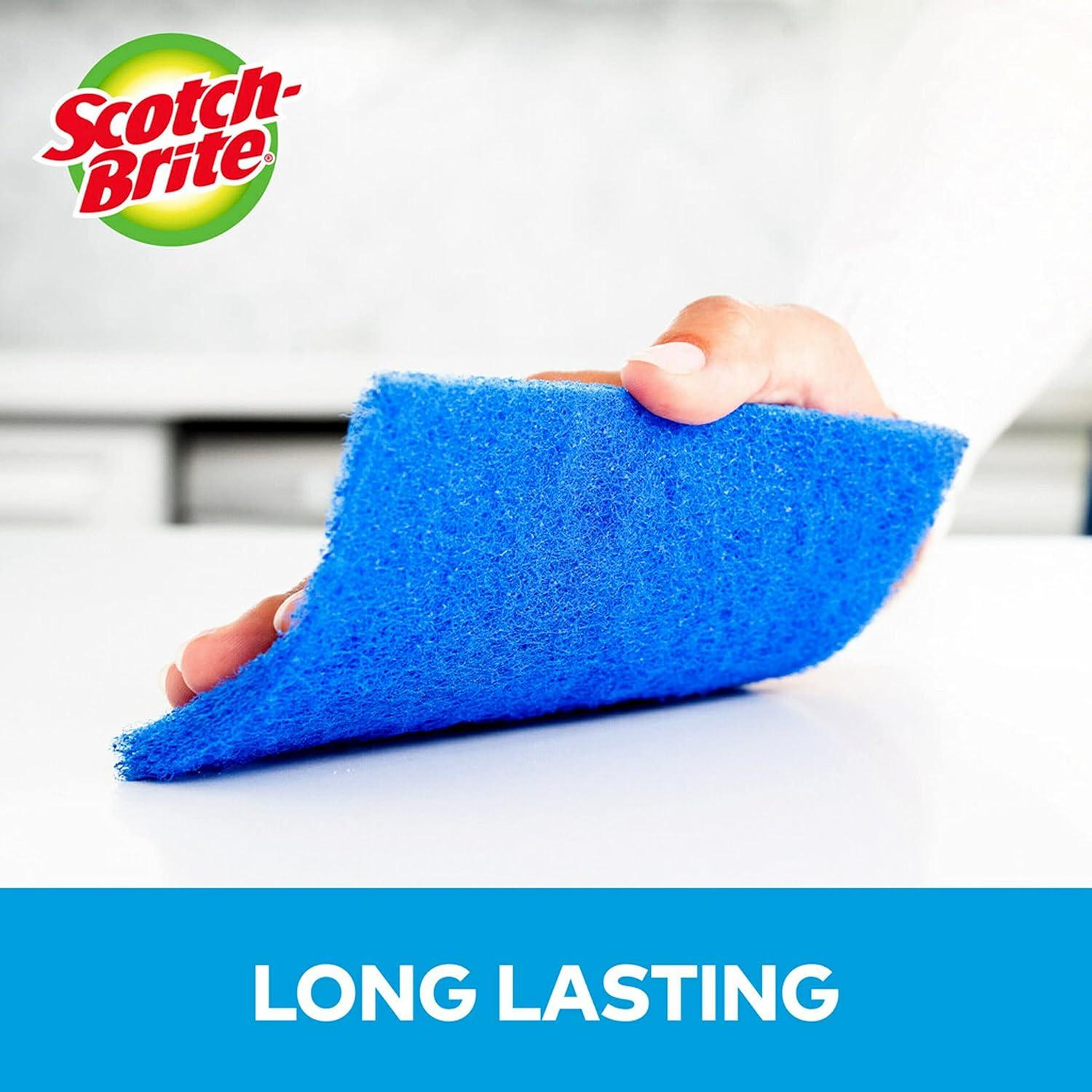 image:imageScotchBrite NonScratch Scour Pads Scouring Pads for Kitchen and Dish Cleaning 3 Pads Pack of 23 Pads Pack of 2