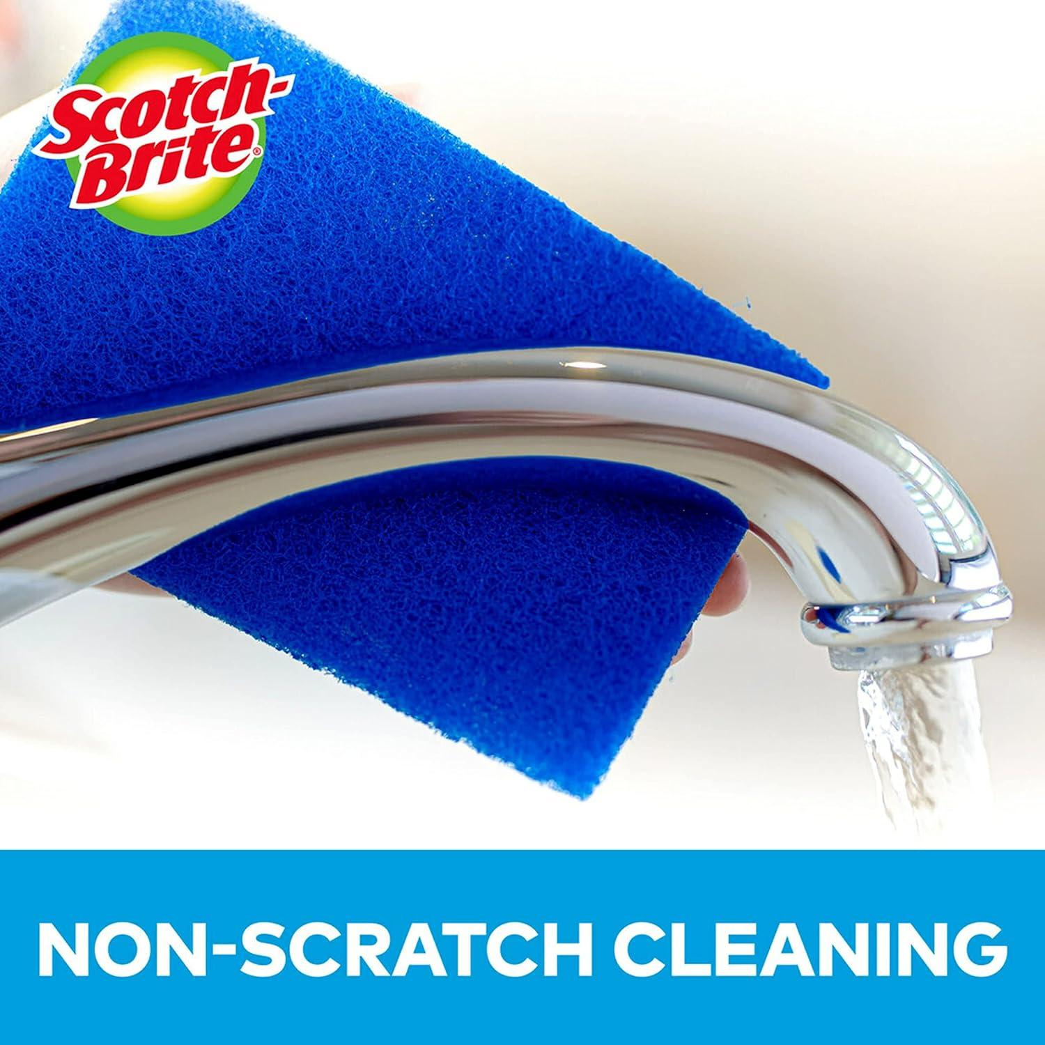 image:imageScotchBrite NonScratch Scour Pads Scouring Pads for Kitchen and Dish Cleaning 3 Pads Pack of 23 Pads Pack of 2