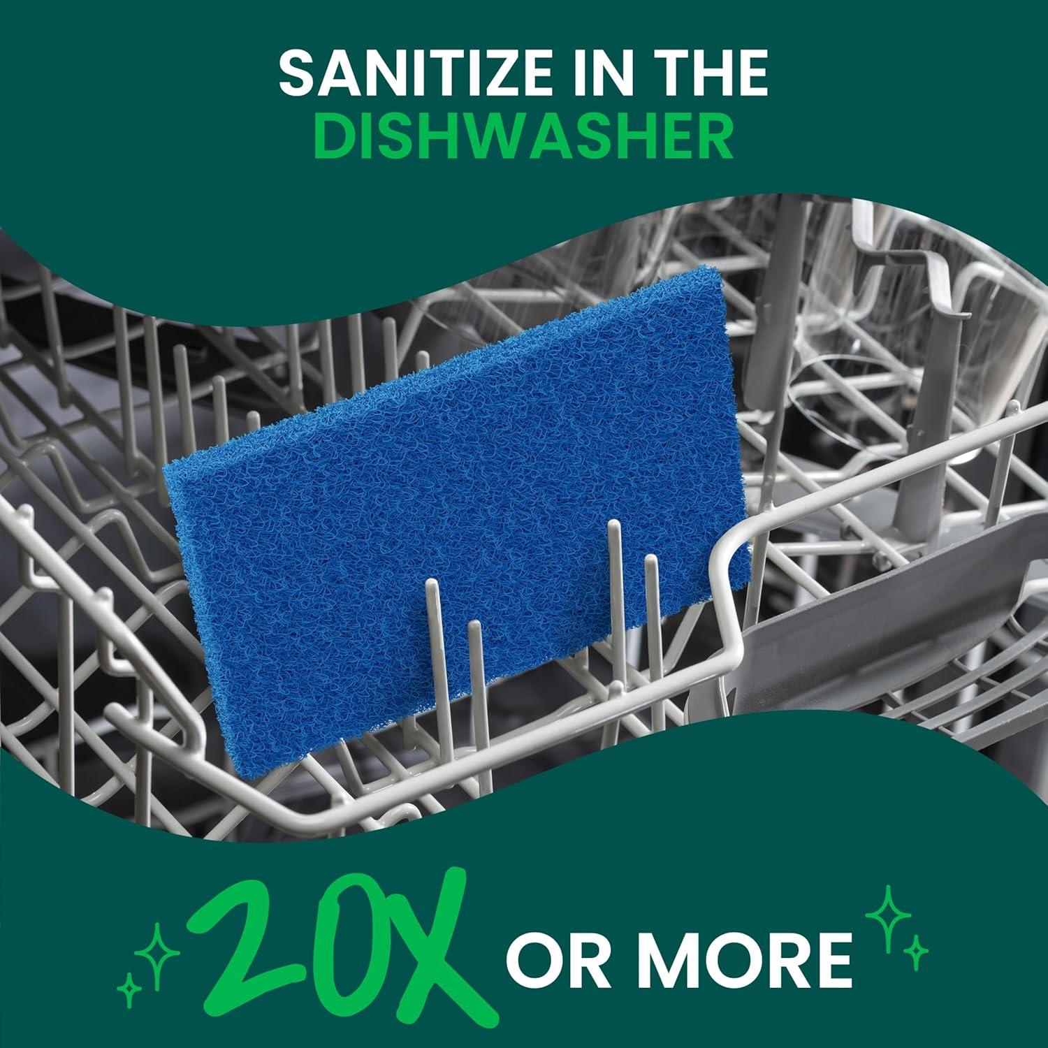 image:imageScotchBrite NonScratch Scour Pads Scouring Pads for Kitchen and Dish Cleaning 3 Pads Pack of 230 Pads