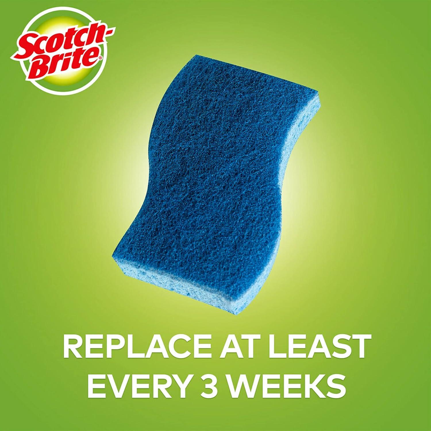 image:imageScotchBrite NonScratch Scrub Sponges 6 Pack and Stainless Steel Scrubbers 3 Pack