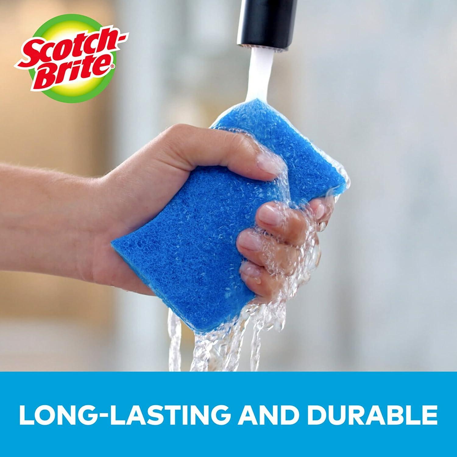 image:imageScotchBrite NonScratch Scrub Sponges 6 Pack and Stainless Steel Scrubbers 3 Pack