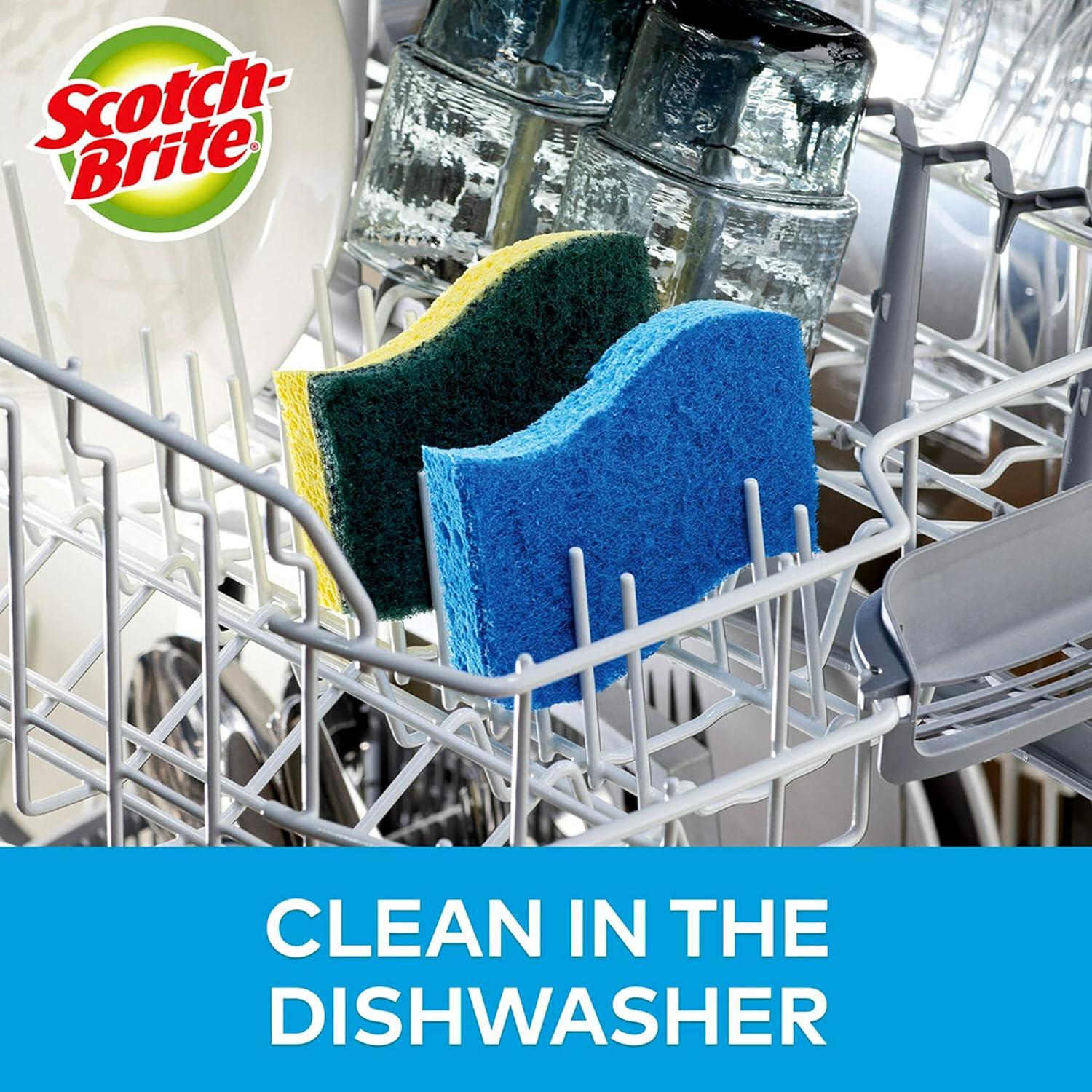image:imageScotchBrite NonScratch Scrub Sponges 6 Pack and Stainless Steel Scrubbers 3 Pack