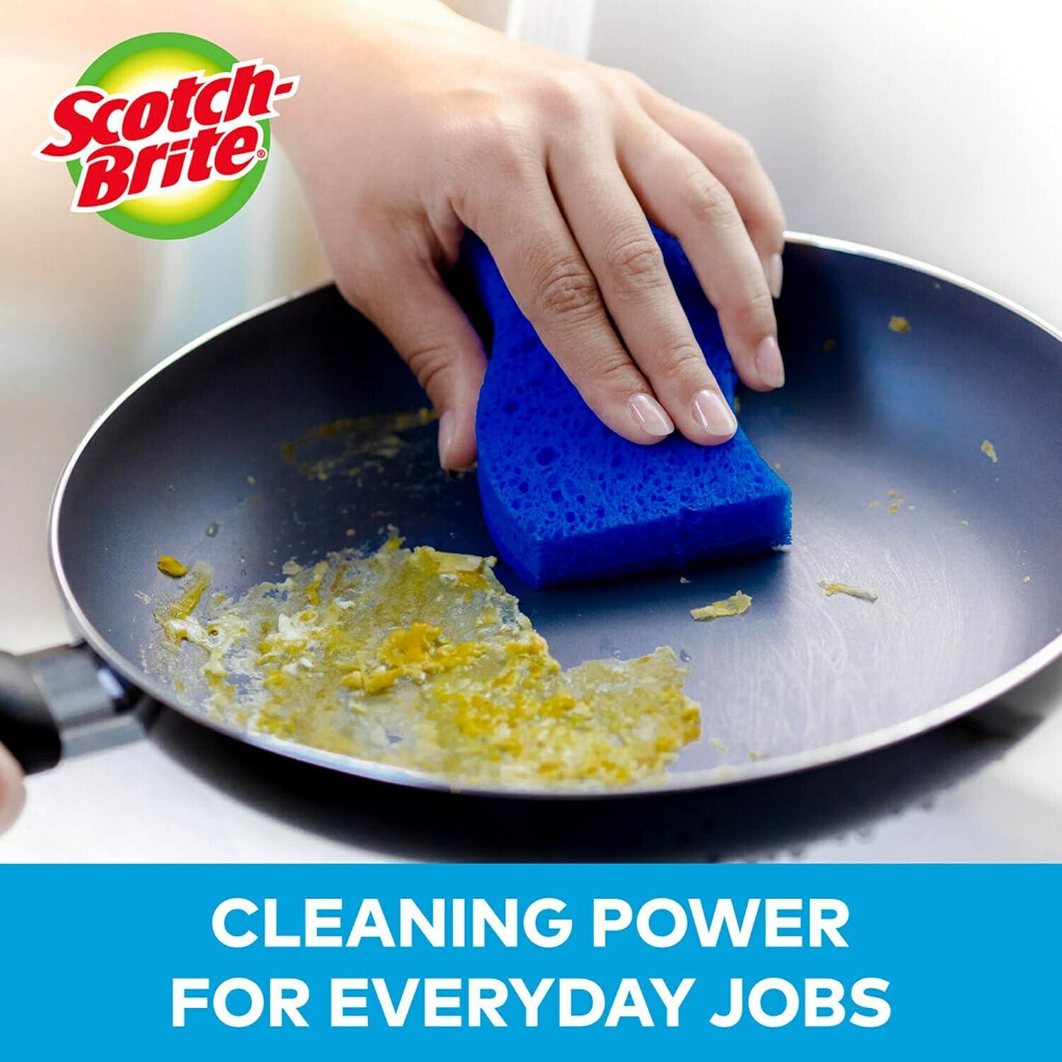 image:imageScotchBrite NonScratch Scrub Sponges 6 Pack and Stainless Steel Scrubbers 3 Pack