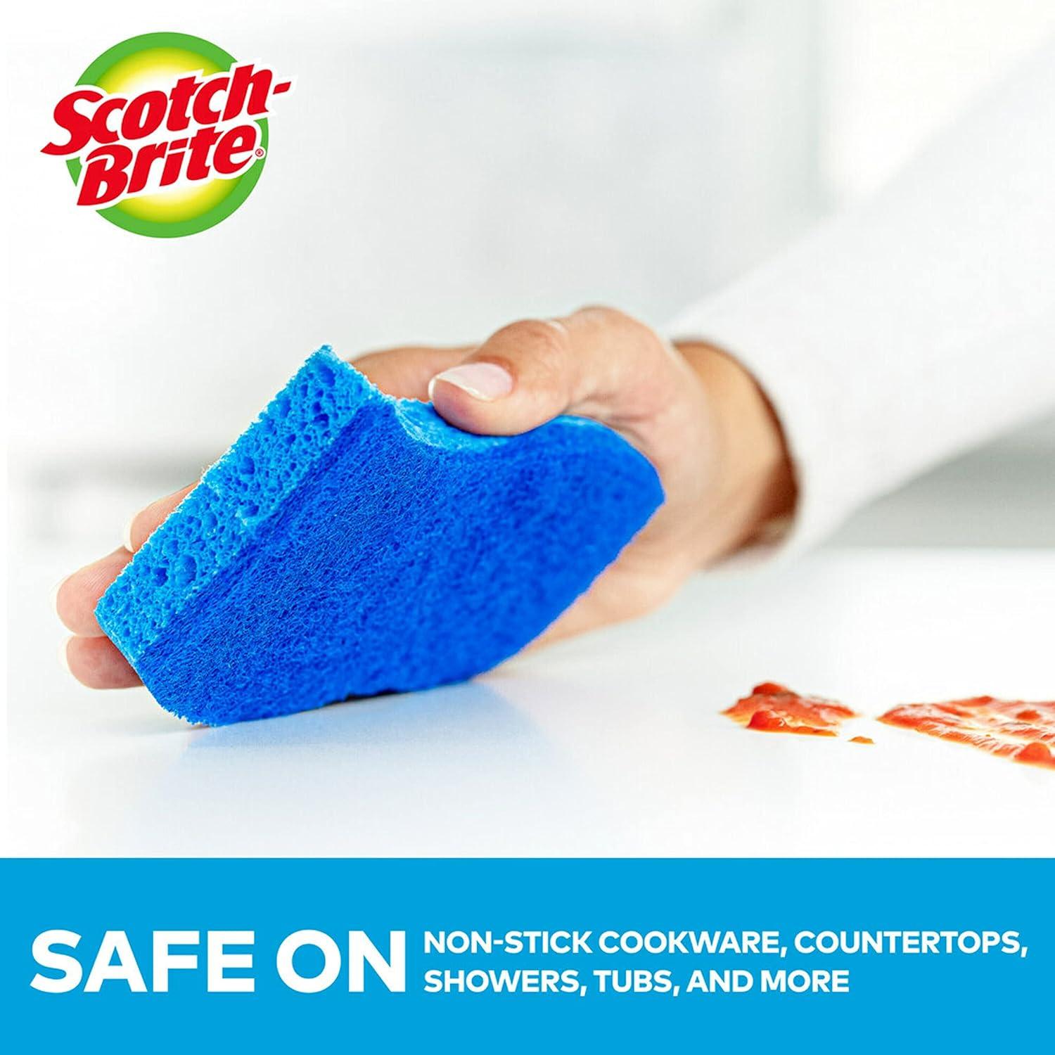 image:imageScotchBrite NonScratch Scrub Sponges 6 Pack and Stainless Steel Scrubbers 3 Pack