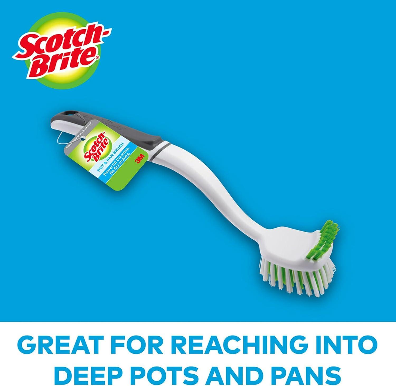 image:imageScotchBrite Pot Pan amp Dish Brush 4 Count Command Small Wire Hooks White 4 Hooks 5 Strips