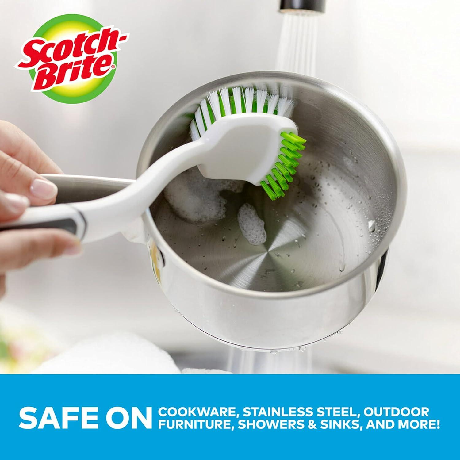 image:imageScotchBrite Pot Pan amp Dish Brush 4 Count Command Small Wire Hooks White 4 Hooks 5 Strips