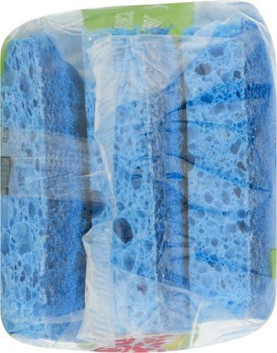image:imageScotchBrite Zero Scratch Scrub Sponges 3 Kitchen Sponges for Washing Dishes and Cleaning The Kitchen and Bath NonScratch Sponge Safe for NonStick Cookware Pack of 23 Count Pack of 2