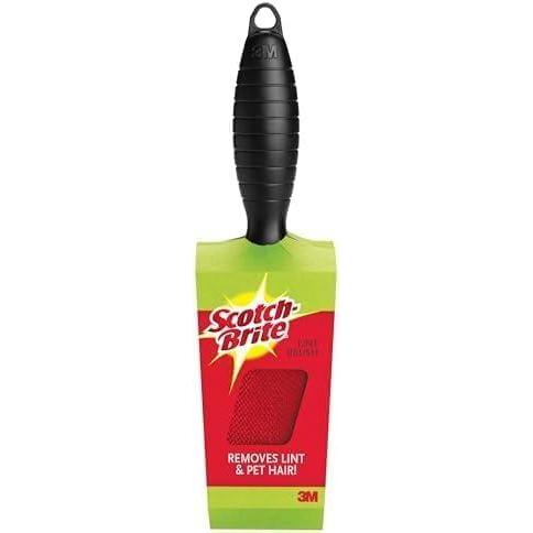 image:imageScotchBrite Lint Brush Ideal for Removing Lint and Pet Hair on Clothing White Pack of 21 EA Pack of 6