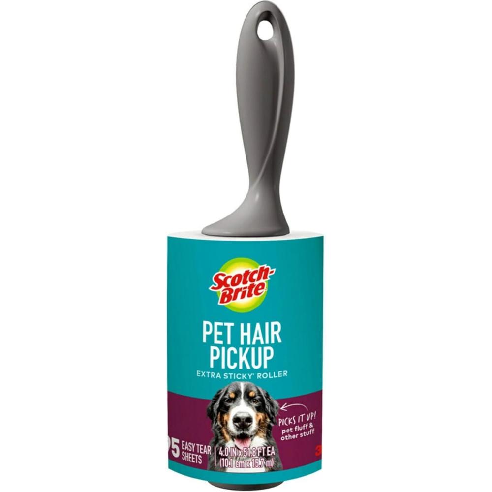 image:imageScotchBrite Lint Roller 95 Sheets Extra Sticky Pet Hair Pack of 295 Sheets