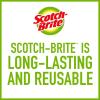 Scotch-Brite Advanced Soap Control Dishwand Brush Scrubber, Antibacterial* Dish Wand Brush with Soap Dispenser (Pack of 2)(1 Count (Pack of 2))