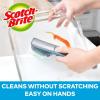Scotch-Brite Advanced Soap Control Dishwand Brush Scrubber, Antibacterial* Dish Wand Brush with Soap Dispenser (Pack of 2)(1 Count (Pack of 2))