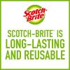 Scotch-Brite Advanced Soap Control Dishwand Brush Scrubber, Antibacterial* Dish Wand Brush with Soap Dispenser with Dishwand Brush Refil, 3 Pack