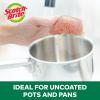 Scotch-Brite Copper Coated Scrubbing Scour Pads, 3 Scouring Scrubber Pads (Pack of 2)