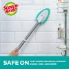Scotch-Brite Extendable Tub & Tile Scrubber Kit, Includes 1 Handle and 3 Non-Scratch Scrubber Pads + Command Broom and Mop Grippers, 2-Grippers, 4-Strips