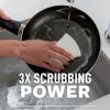 Scotch-Brite Greener Clean Non-Scratch Scrub Sponge, Sponge for Washing Dishes, Cleaning Kitchen, Superior Performance and Made with Sustainable Materials, Dishwasher Safe, 3 Scrub Sponges (Pack of 2)(3 Scrub Sponges (Pack of 2))