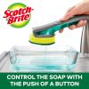 Scotch-Brite Heavy Duty Advanced Soap Control Dishwand Kit, Includes 1 Wand & 5 Refill Pads, Control Soap with A Button, Keep Your Hands Out of Dirty Water (Pack of 2)