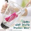 Scotch-Brite Water Bottle Scrubber, Safe On Glass, Plastic and Stainless Steel (Pack of 2)(Bottle Scrubber)