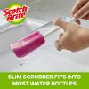 Scotch-Brite Water Bottle Scrubber, Safe On Glass, Plastic and Stainless Steel (Pack of 2)(Bottle Scrubber (Pack of 2))