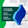Scotch-Brite Zero Scratch Scrub Sponges, 3 Kitchen Sponges for Washing Dishes and Cleaning The Kitchen and Bath, Non-Scratch Sponge Safe for Non-Stick Cookware (Pack of 2)(3 Count (Pack of 2))
