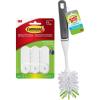 Scotch-Brite Bottle Brush & Command Hook Bundle