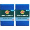 Scotch-Brite Non-Scratch Scour Pads, Scouring Pads for Kitchen and Dish Cleaning, 3 Pads (Pack of 2)(3 Pads (Pack of 2))