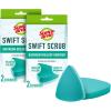 Scotch-Brite Swift Scrub, Bathroom Buildup, Glass Door, Shower and Bath Cleaner, Soap Scum Remover, 3X Faster Than an Eraser Pad, 2 Count (Pack of 2)