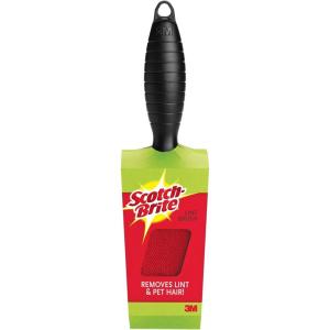 Scotch-Brite Lint Brush, Ideal for Removing Lint and Pet Hair on Clothing, White (Pack of 2)(1 EA)