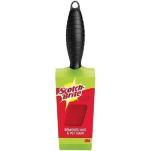 Scotch-Brite Lint Brush, Ideal for Removing Lint and Pet Hair on Clothing, White (Pack of 2)(1 EA (Pack of 6))