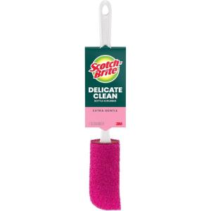 Scotch-Brite Water Bottle Scrubber, Safe On Glass, Plastic and Stainless Steel (Pack of 2)(Bottle Scrubber)