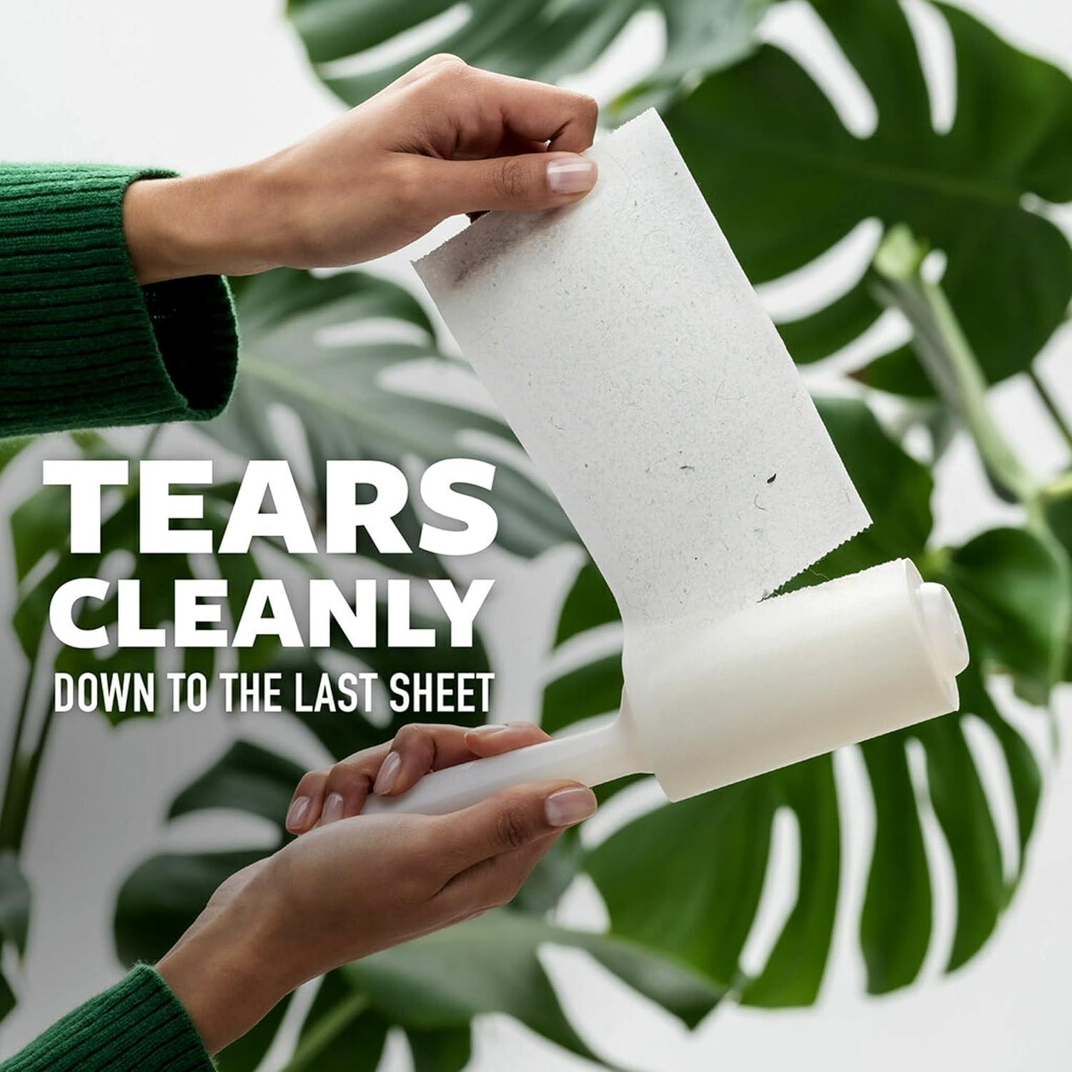 image:imageScotchBrite Greener Clean Lint Roller Twin Pack 100 Sheets Reusable Lint Rollers for Clothes Furniture and Pet Hair Tidy Up Fabrics with a More Sustainable Fuzz Remover