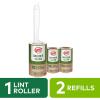 Scotch-Brite Greener Clean Lint Roller, Reusable Lint Rollers for Clothes, Furniture, and Pet Hair, Tidy Up Fabrics with a More Sustainable Fuzz Remover, 1 Roller, 2 Refills