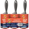 Scotch-Brite Everyday Clean Lint Roller, 3 Pack, Lint Remover for Pet Hair, Dark Clothes, Furniture, and Dusty Surfaces, Picks Up Fur & Fluff in Your Home, Car & Office, 300 Adhesive Sheets Total(300 Sheets)