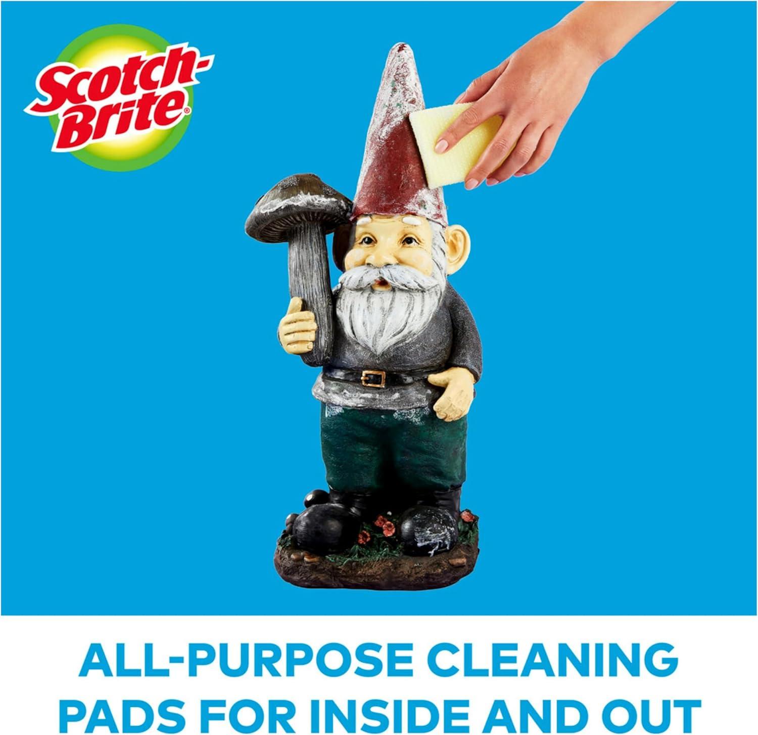 image:imageScotchBrite Dobie Colors Pads Dobie Sponge for All Purpose Cleaning of Kitchen Bathroom and Household Non Scratch Pads Safe for NonStick Cookware 24 CountOriginal