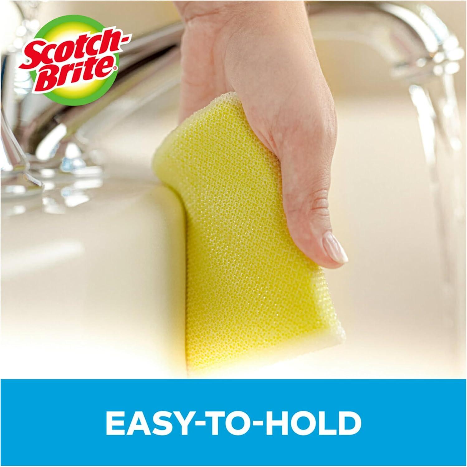 image:imageScotchBrite Dobie Colors Pads Dobie Sponge for All Purpose Cleaning of Kitchen Bathroom and Household Non Scratch Pads Safe for NonStick Cookware 24 CountOriginal
