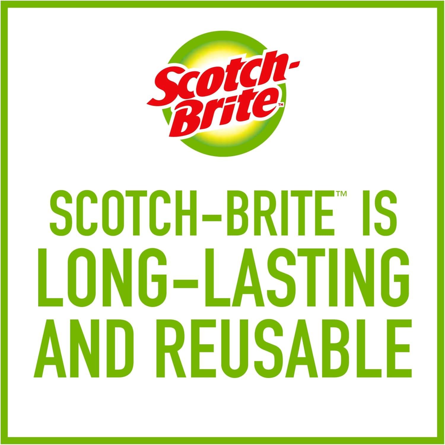 image:imageScotchBrite Dobie Colors Pads Dobie Sponge for All Purpose Cleaning of Kitchen Bathroom and Household Non Scratch Pads Safe for NonStick Cookware 24 CountOriginal