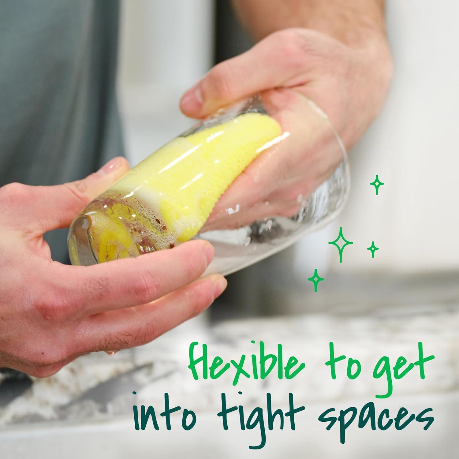 image:imageScotchBrite Dobie Pad Sponge for All Purpose Cleaning of Kitchen Bathroom and Household Non Scratch Cleaning Pads Safe for NonStick Cookware 1 Dobie Pad